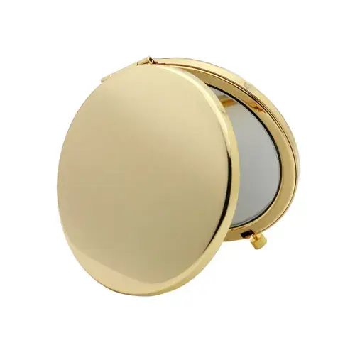 Promosyon Yuvarlak Cep Aynası Gold Renk