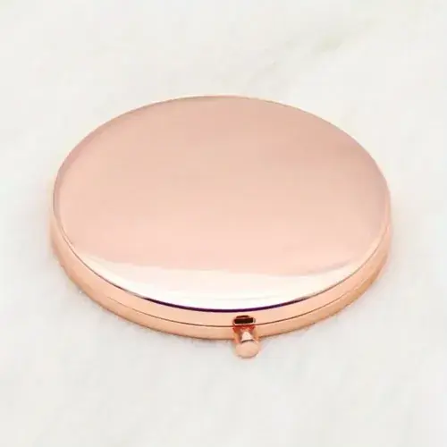 Promosyon Yuvarlak Cep Aynası Rose Renk