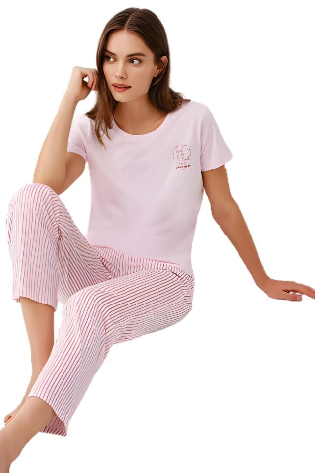 İKİLİ PİJAMA TAKIM  KADIN PC9201-X