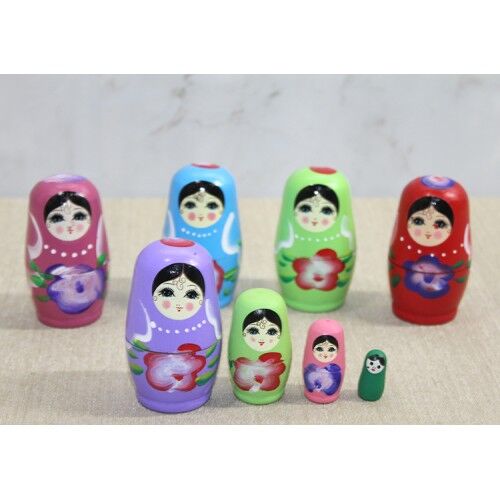 4'lü Ahşap Matruşka