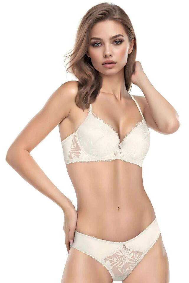 DANTELLİ SÜTYEN TAKIM KADIN 5065