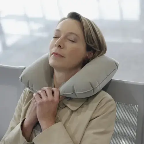 Seyahat Yastığı Şişme Boyun Tipi Ortopedik