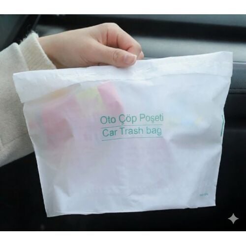 Pratik Su Geçirmez Oto Araba Çöp Poşeti 20 Adet