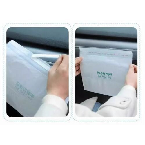 Pratik Su Geçirmez Oto Araba Çöp Poşeti 20 Adet