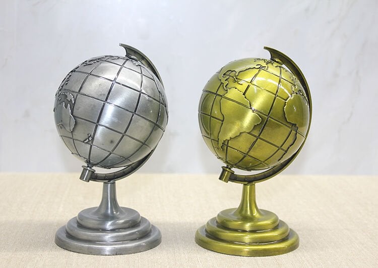 Metal Dünya Küre Model 1