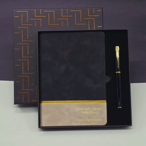Öğretmenler Günü Hediyesi - Toptan Defter - Kalem Seti