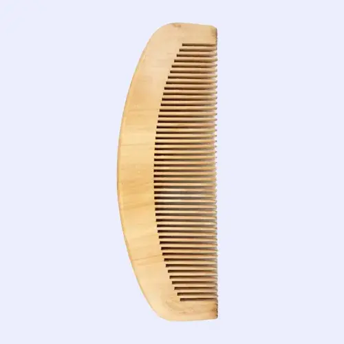 12'li Oval Dar Dişli Ahşap Tarak Seti