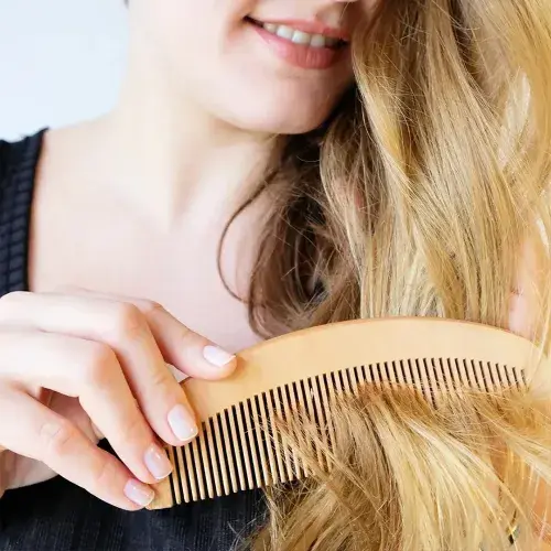 12'li Oval Dar Dişli Ahşap Tarak Seti