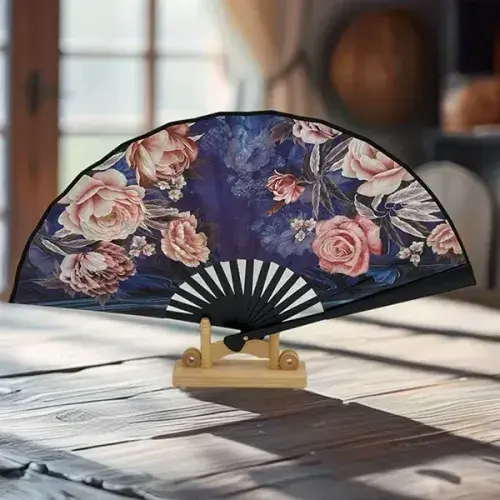 12li 3 Model Desenli Yelpaze Seti