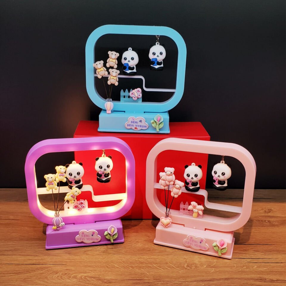 Sevimli Müzikli Panda Dekoratif Işık