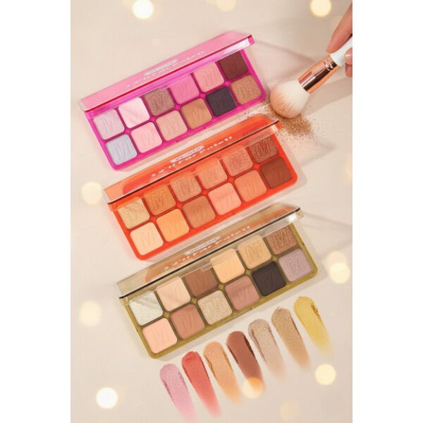 12'li Sedefli Ve Mat Far Paleti - 3'lü Set