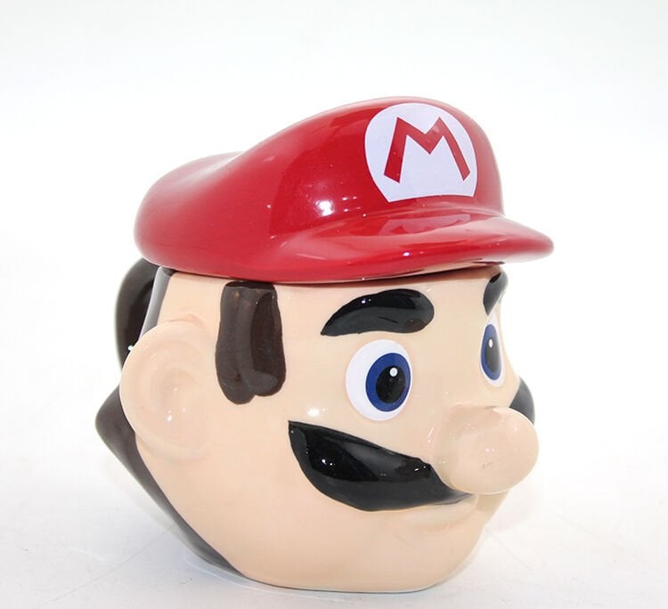 Porselen Süper Mario Kupa Bardak