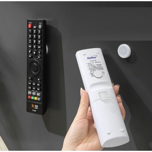 Yapışkanlı Mıknatıslı Çok Amaçlı Kumanda ve Telefon Tutucu