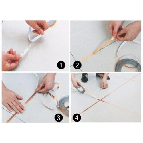 0.5 cm x 50 Metre Gri Fayans Arası Şerit Bant