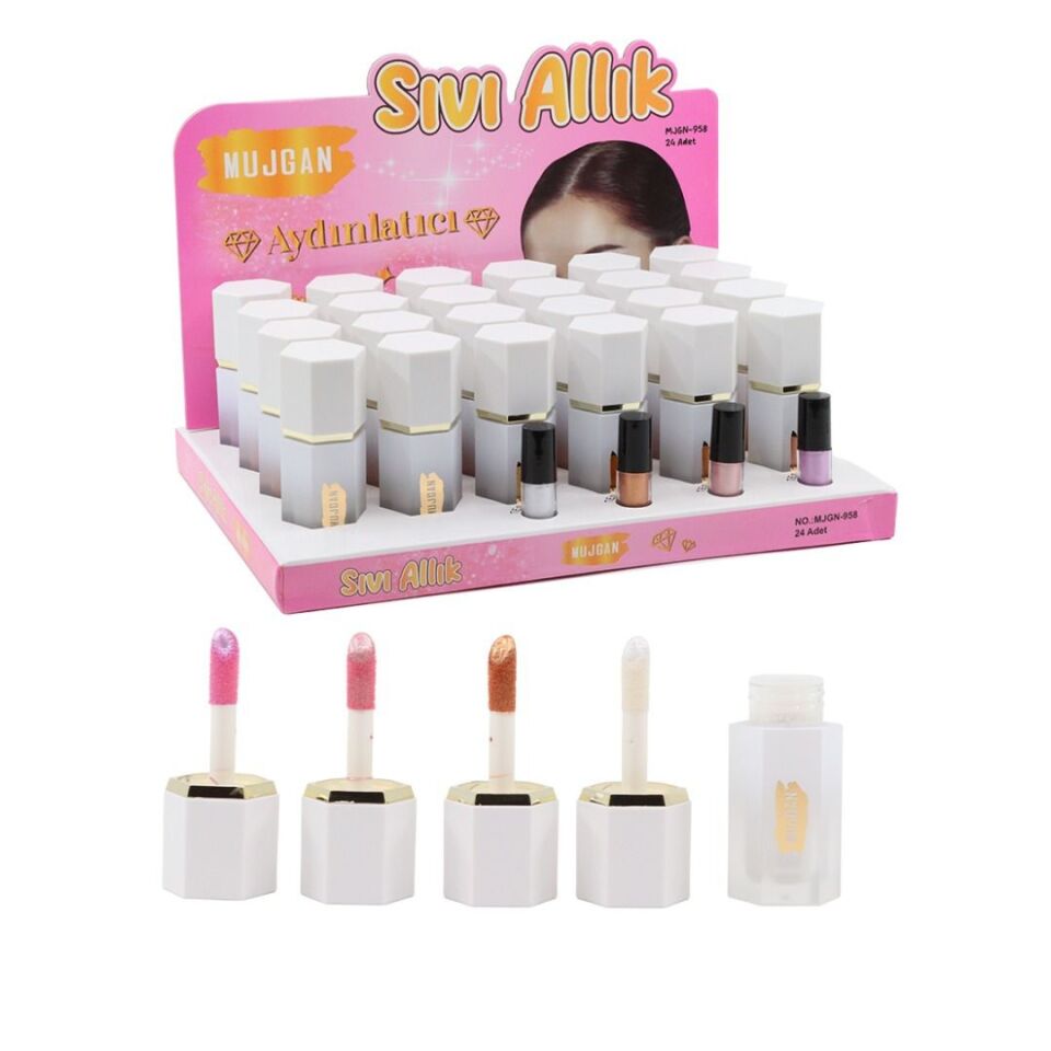 4'lü Ruj Şekilli Likit Allık Seti