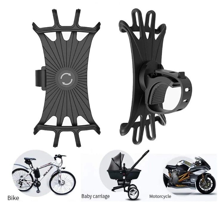 Silikon Esnek Bisiklet Telefon Tutucu