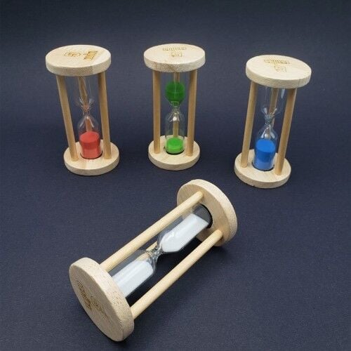 Ahşap Dekoratif 5 Dakikalık  Kum Saati