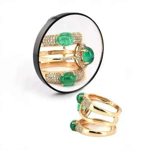 Vantuzlu 10x Büyüteçli Ayna