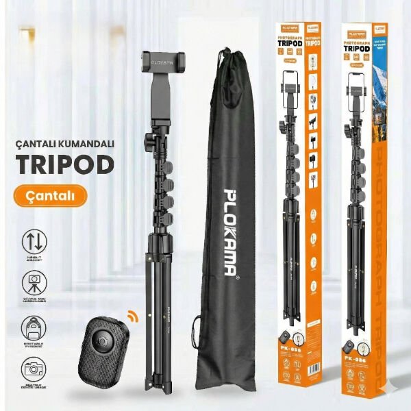 Çantalı Kumandalı Tripod