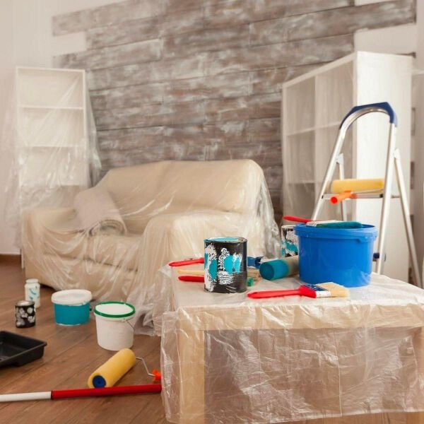 Boya Badana Eşya Koruma Yapışkanlı Örtü 280 cm x 15 mt