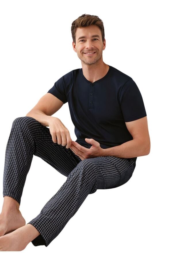 ANNE-KIZ SETİ KADIN İKİLİ PİJAMA TAKIM  AR3576-S