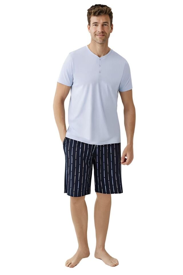 GÖMLEK PİJAMA ŞORT TAKIM KADIN AR3578-S