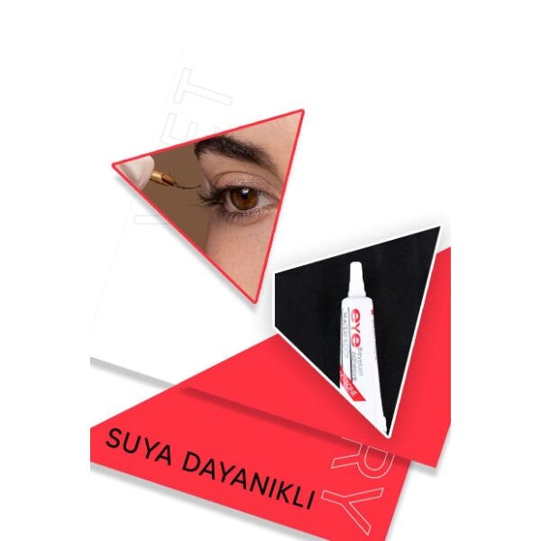 Su Geçirmez Kirpik Yapıştırıcısı Glue Siyah Renk