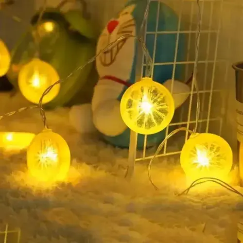 2m 10 Led Pilli Limon Işık