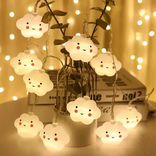 2m 10lu Gülen Bulut Led