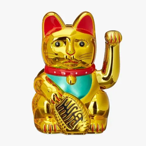 Altın Rengi Şanslı Kedi