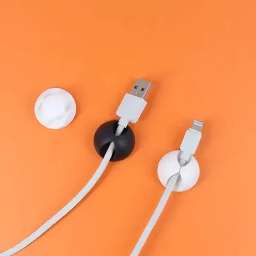 Yapışkanlı Kablo Sabitleyici Düzenleyici 6'lı Renkli Paket