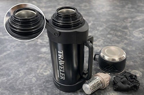 1200 ml Çift Katmanlı Vakumlu Paslanmaz Çelik Termos