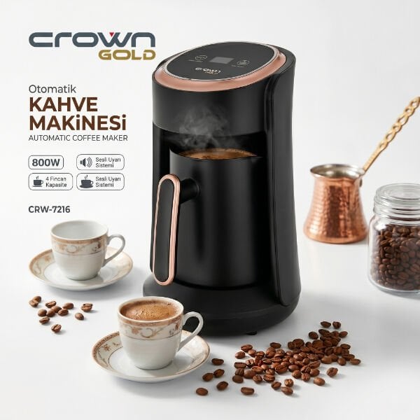 Tek Hazneli Otomatik Türk Kahve Makinesi