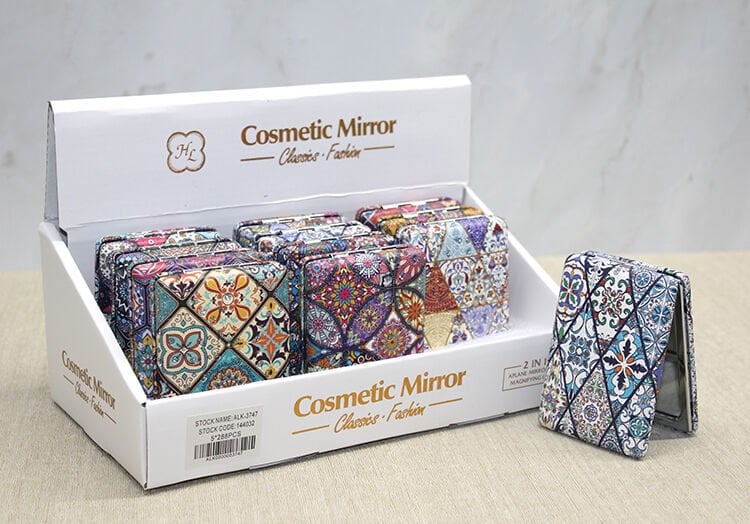 Taşlı El Aynası Dikdörtgen Kalın Model 6