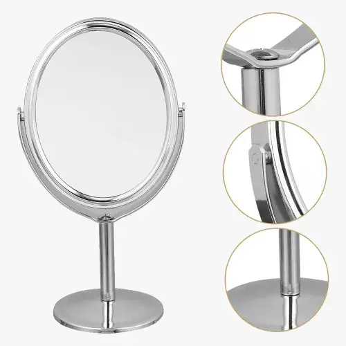 Ayaklı Oval Ayna 13 x 15 Cm