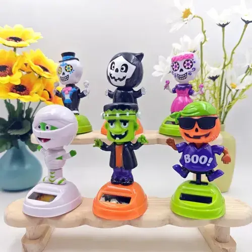 Güneş Enerjili Solar Sallanan Cadılar Bayramı Figürleri