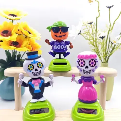 Güneş Enerjili Solar Sallanan Cadılar Bayramı Figürleri