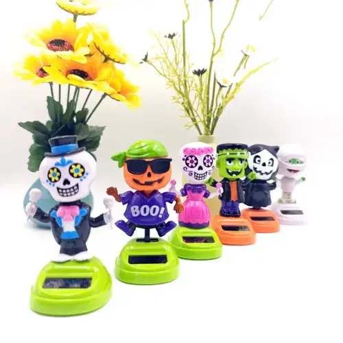 Güneş Enerjili Solar Sallanan Cadılar Bayramı Figürleri