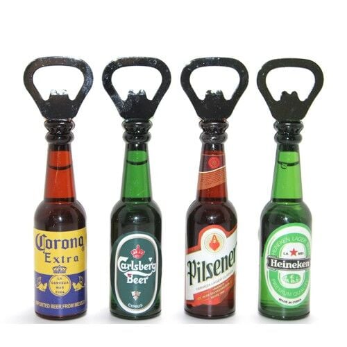 Mini İçecek Şişesi Tasarımlı Magnetli Şişe Açacağı - Model 1