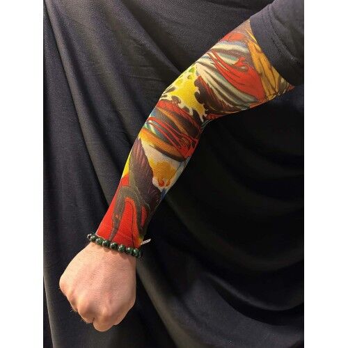 Çorap Dövme Giyilebilir Kol Bacak Dövmesi Likralı 2 Adet Model 25