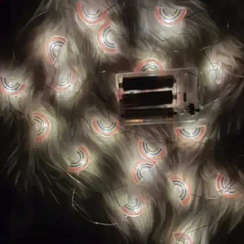 Led Işıklı Gökkuşağı Dekoratif Işıklı İp