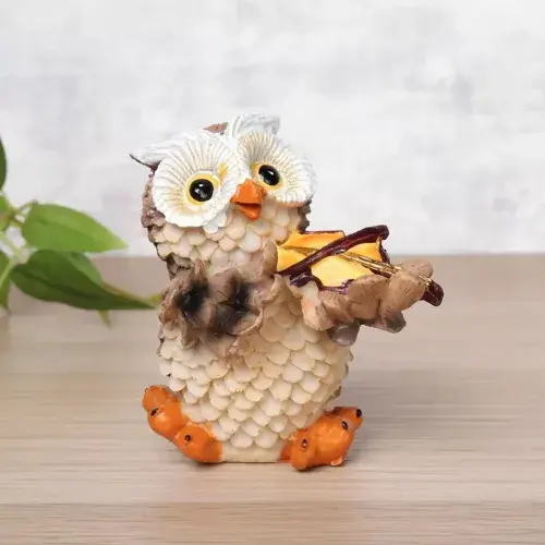 Müzisyen Baykuşlar Biblo Seti 4'lü