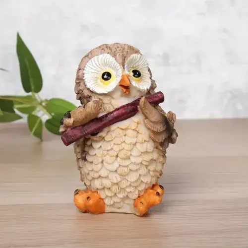 Müzisyen Baykuşlar Biblo Seti 4'lü