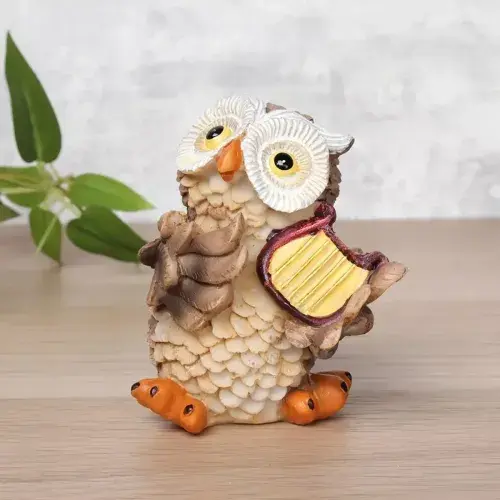 Müzisyen Baykuşlar Biblo Seti 4'lü