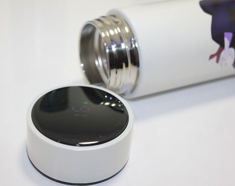 Anime Baskılı Dijital Göstergeli Termos 500 ml Model 1