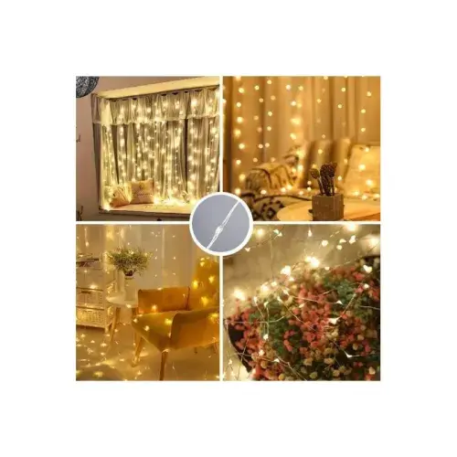 8 Fonksiyonlu Uzaktan Kumandalı Peri Perde Led - 3x3 Metre Günışığı