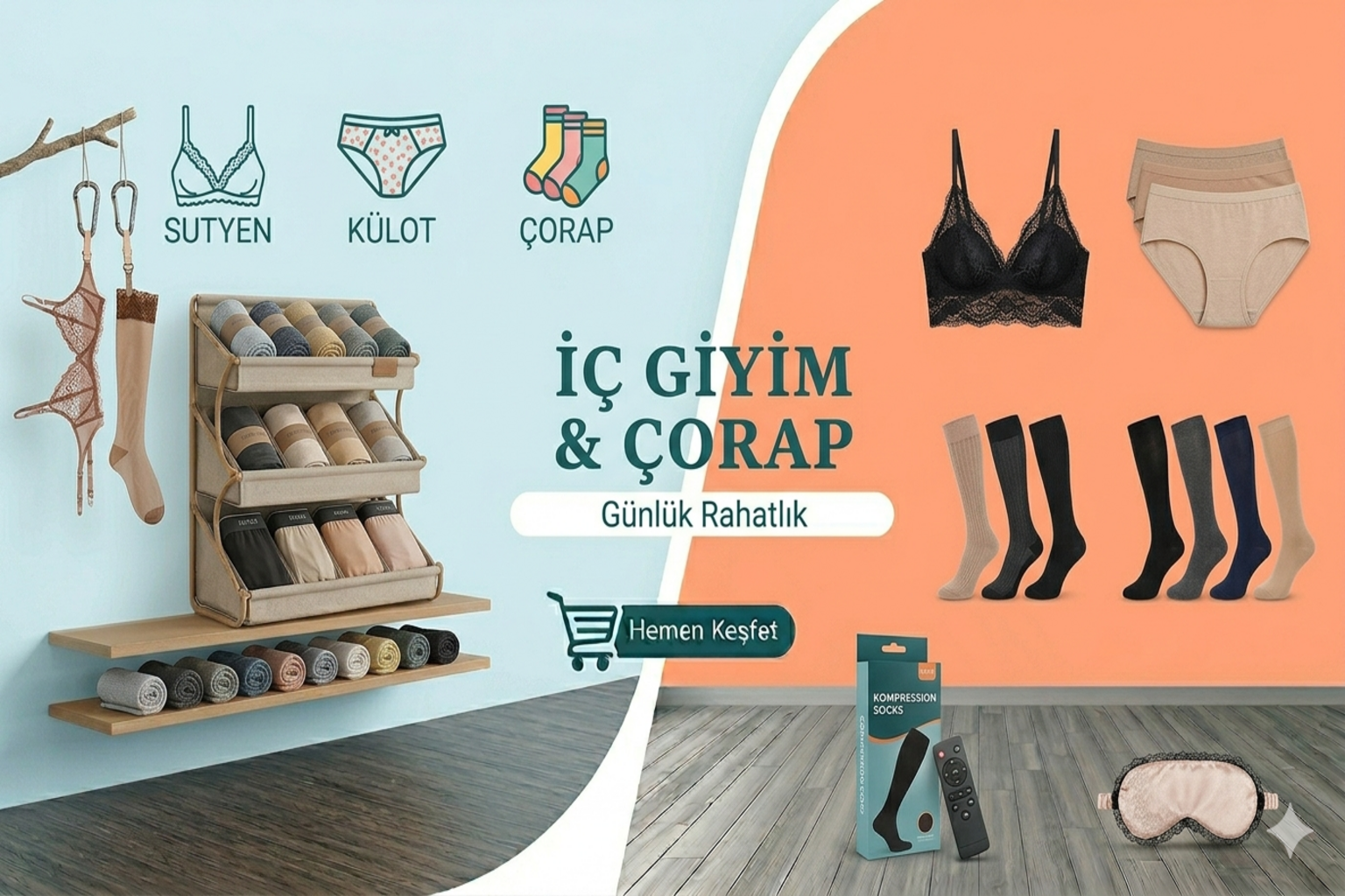 İç Giyim Ve Çorap Ürünleri